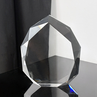 MH-J0885 de récompenses de trophée de plaque de cristal de verre clair blanc