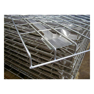 Étagère en treillis métallique en forme de <span class=keywords><strong>U</strong></span> pour rayonnage à palettes sélectif, construction en acier avec protection contre la corrosion et haute capacité - Product Image 1