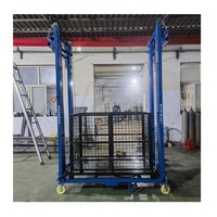 Échafaudage électrique auto-propulsé, échafaudage électrique pliable, élévateur d'échafaudage électrique multiple