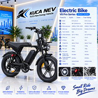 Vélo électrique V8 Pro 20 24 pouces à pneus larges, OEM/ODM/personnalisé/logo personnalisé/marque privée