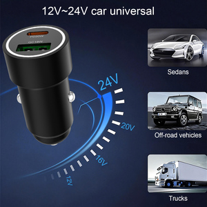 Cargador de Coche IBD Wholesale Mini PD30W con Doble <span class=keywords><strong>USB</strong></span> Tipo <span class=keywords><strong>C</strong></span> QC <span class=keywords><strong>18W</strong></span> PD3.0 30W PPS de Aleación de Aluminio Metálico, Carga Rápida para Teléfono Móvil - Product Image 4