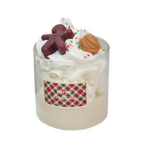 Bougie aromatique en verre pour décoration de la maison, cadeau d'<span class=keywords><strong>anniversaire</strong></span> fait à la main, cire de soja, bricolage - Product Image 6