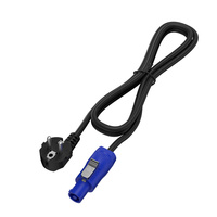Câble PowerCon IEC C13 SHEHDS 1-10m, multi-prises robustes (UK/US/AU/EU), non étanche, pour éclairage de scène