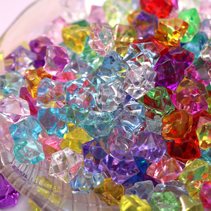 Cristales de Hielo Acrílicos de Plástico al por Mayor, Mini Cuadrados Transparentes Ecológicos de 10-12mm para Decoración Navideña - Product Image 4