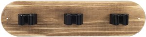 Support mural en bois brûlé rustique et en métal pour outils de jardin, <span class=keywords><strong>balai</strong></span>, serpillière, <span class=keywords><strong>porte</strong></span>-<span class=keywords><strong>balai</strong></span>, rangement pour garage, placard - Product Image 6