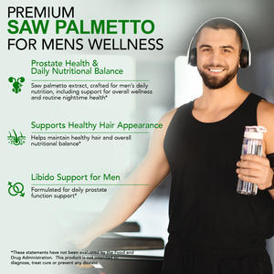 SOLOTREE En İyi Organik Testere Palmetosu Tentürü Kozmetik Sınıfı Saç Dökülmesi Testere Palmetosu Ekstresi Takviyesi Sıvı Damlalar Erkekler İçin - Product Image 5