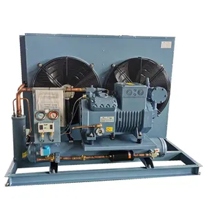 Compressor Bitzer 25HP 30HP 60HP Unidade de refrigeração e condensação para peixes congelados