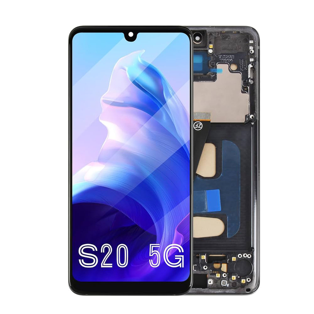 Factory Price Mobile Phone LCD for Samsung S20 5G TFT With Frame Touch Screen Assembly Replacement G981B G981U Display Parts