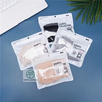 Sous-vêtements, chaussettes, chaussures pour hommes et femmes personnalisés, sac en PET/PE mat imprimé en gravure, recyclable, avec couleur et taille personnalisées