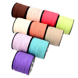Cuerda de gamuza coreana de 2.7mm, cuerda textil para bricolaje, accesorios para tejer collares y pulseras, material de joyería al por mayor, multiusos - Product Image 4