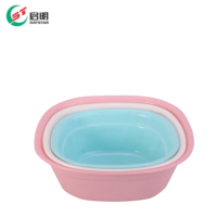 Bassine de lavage moulée par injection en plastique, grande capacité, en PP, pour la maison, la lessive, la cuisine, usage polyvalent, logo personnalisé