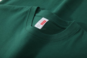 T-shirts vierges 100 % coton premium respirants en fil ring-spun pour homme, personnalisables, haute qualité, été, vente en gros - Product Image 2