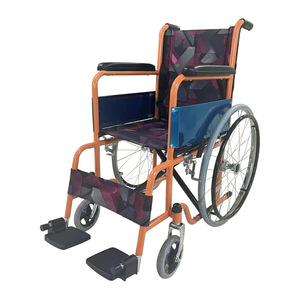 Fauteuil roulant manuel pliable léger et portable, petit modèle pour usage domestique, personnes âgées, handicapés, enfants, sur mesure HJK W809R - Product Image 3