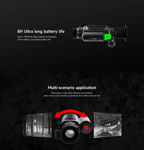 กล้องถ่ายภาพความร้อนอินฟราเรด Sytong LM02-19LRF ความละเอียด 256x192 กล้องมองกลางคืนแบบตาเดียว กำลังขยาย 8 เท่า กันน้ำ ระยะใช้งานได้จริง 600 เมตร ความเร็วภาพ 50 เฟรมต่อวินาที - Product Image 3
