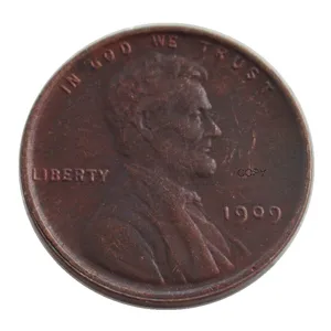 प्रजनन संयुक्त राज्य अमेरिका छोटे सेंट 1909 P/S लिंकन कौड़ी तांबा कस्टम धातु के सिक्के