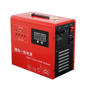 Xách tay 300 Wát năng lượng mặt trời nhỏ hệ thống với 12V 220V cung cấp điện thuận tiện <span class=keywords><strong>Dynamo</strong></span> Máy phát điện 3KW Inverter Mono panel năng lượng mặt trời - Product Image 2