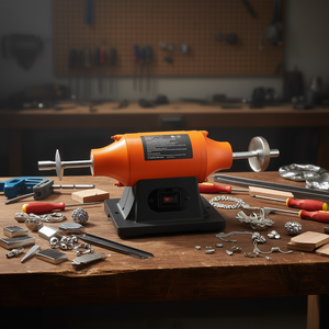 Polisseuse de table à vitesse fixe de 6 pouces 1/2 Hp pour le polissage du métal, des bijoux et du bois, avec moteur à entraînement direct, prise US - Product Image 2