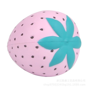 Pu Strawberry Fidget Toy Soft <b>Squishy</b> Stress Relief Toy For Kids 5-7 Years Unisex - Product Image 2