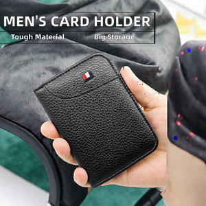 Porte-cartes multifonction portable en PU grande capacité pour hommes, idéal pour cartes de crédit - Product Image 3