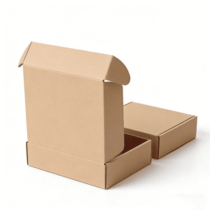 Boîte d'expédition personnalisée en carton ondulé Kraft avec logo imprimé, finition mate, pour solutions d'emballage de bougies et de décoration intérieure - Product Image 2