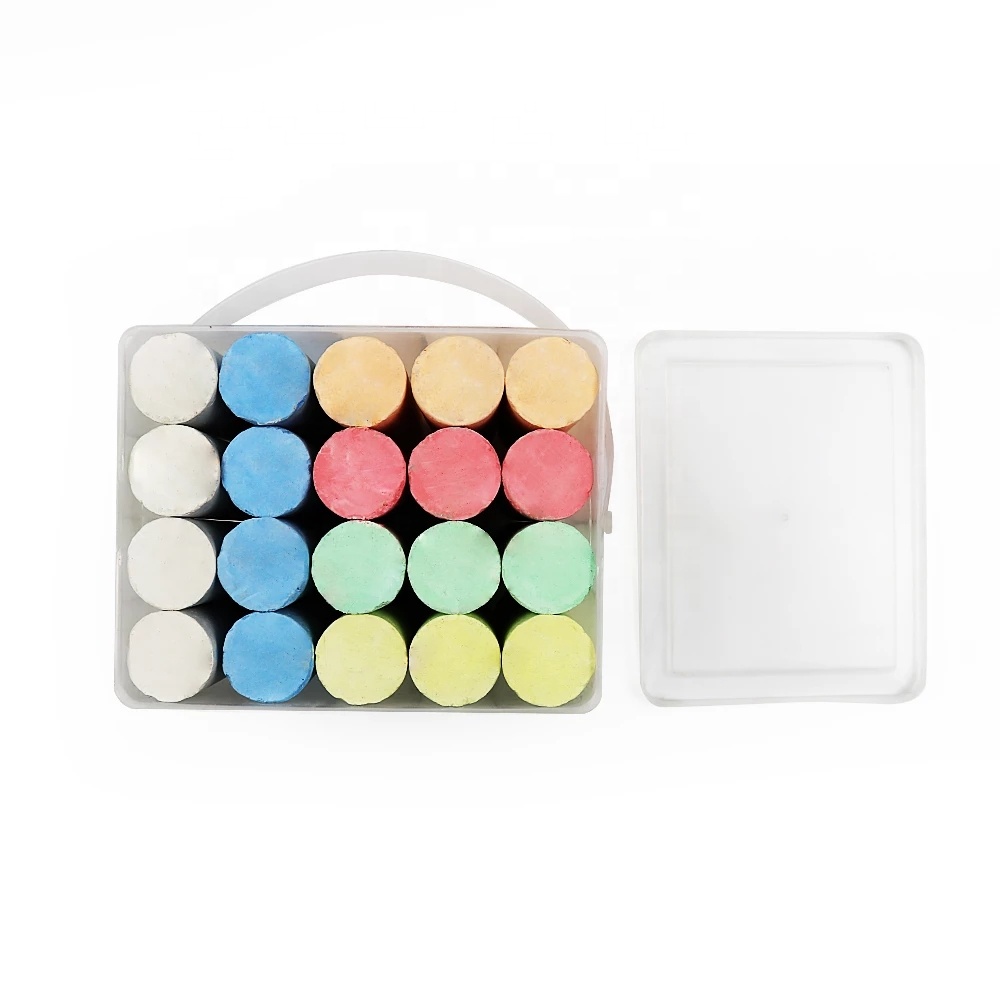 Джамбо Мел прочный 20 шт./кор. тротуарный Мел ярких цветов без пыли мелки для улицы Меловые доски игровая площадка