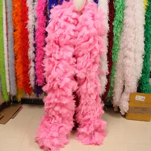 Huge And Fluffy 3.5meters Long Natural Ostrich Feather Boa For Burlesque Show Event Party Stage Performance Decorations