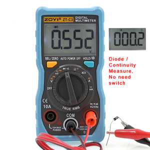ZOYI ZT-C3 10A Testeur de fréquence à diode, multimètre numérique, mini multimètre de capacité - Product Image 5