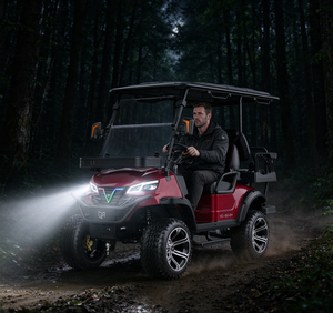 Modischer Geländewagen-Roller mit Hochprofil-Chassis und LED-Beleuchtung, Robuster Rahmen für Alle Terrains bei Dunklen Umständen - Product Image 2
