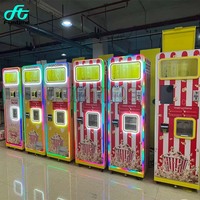 Machine à popcorn commerciale entièrement automatique 24h/24 et 7j/7 - Haute rentabilité, fonctionnement sans surveillance