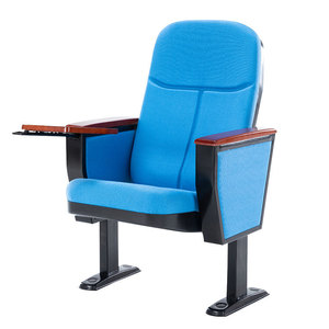 Chaise d'auditorium en plastique avec accoudoirs pour salle de conférence scolaire ou universitaire - Product Image 2