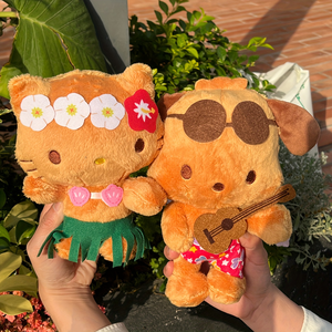 Peluche de <span class=keywords><strong>Pochacco</strong></span> de <span class=keywords><strong>Sanrio</strong></span> de 9 Pulgadas/24 cm - Colección de Verano de Hello Kitty Friends, Peluche de Perro Suave y Abrazable - Product Image 3