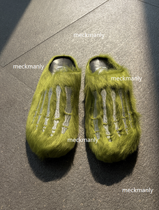 Chaussons M ü ller en cuir véritable personnalisés de haute qualité pour hommes et femmes, avec semelle en liège antidérapante, soutien de la voûte plantaire, fond plat - Product Image 3
