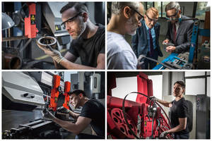 เครื่องตัดเหล็กไฮดรอลิกเลื่อยโลหะแนวนอนปรับแต่งได้เครื่องตัดเหล็กมุม45 ° 90 ° - Product Image 5