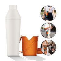 Shaker à cocktails isotherme de haute qualité 750 ml (25 oz) – Ensemble de bar professionnel en acier inoxydable pour boissons froides