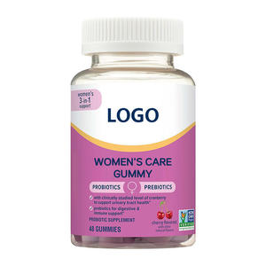OEM & ODM Adult Women's Care 60 Probiotics Gummies Natural Dietary Supplement with GMP Certified <b>Gummy</b> <b>Candy</b> Dosage - Product Image 1