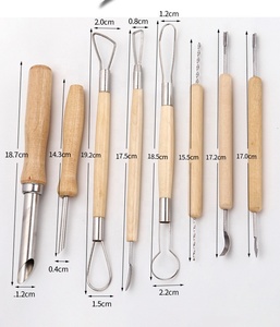 BOMEIJIA Set di 8 Utensili Professionali per Modellare e Scolpire l'Argilla, Vendita Calda - Product Image 6