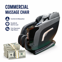 Fauteuil de massage commercial à rail SL, massage Shiatsu complet du corps, système de paiement multi-canaux, directement de l'usine chinoise, pour hôtels