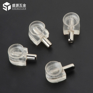Shengyuan Glass Shelf Support 5mm Square Suction Cup <b>Bracket</b> Wall Mounted PP Material Transparent Anti Slip - Product Image 2