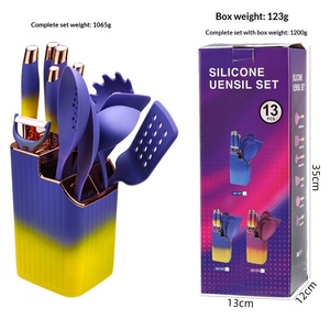 High Quality <b>Kitchen</b> Cooking Utensils Spatula Peeler <b>Kitchen</b> Knives <b>Kitchen</b> <b>Gadget</b> Silicone <b>Kitchen</b> Utensils Set for Cooking - Product Image 4