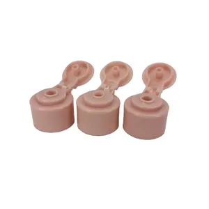 Factory direct selling smooth dispenser caps 24 mm 410 cosmetic pp plastic flip top caps