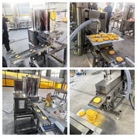 Macchina ad Alta Produzione per Hamburger e Nuggets di Pollo, Attrezzatura Automatica per la Lavorazione di Fast Food