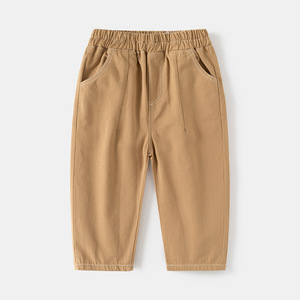 <span class=keywords><strong>Pantalon</strong></span> en jean droit style coréen pour garçons, en coton imprimé, décontracté, pour l'hiver, vêtements pour bébés et enfants, OEM ODM - Product Image 2