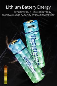 Usb aufladbare batterien lieferanten 1,5 v ricaricabile lithium-batterie aaa - Product Image 3