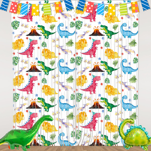 Tenda con Frange in Lamina Metallizzata Cielo Blu e Nuvole Bianche, Sfondo per Feste di Compleanno e Baby Shower, Personalizzabile - Product Image 6