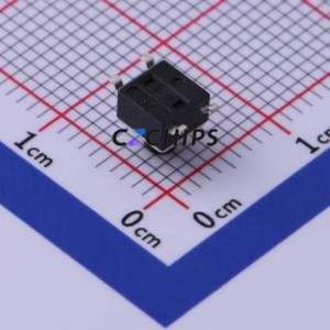 TS-1109S-B-D Tactile Switch SMD-4P,4.5x4.5mm Switch Single Pole Single Throw Round Button 1.6N Vertical Mount - Product Image 2