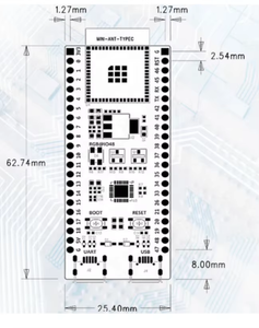 บอร์ดหลัก ESP32-S3 รุ่น WROOM-1-N16R8 N8R8 พร้อม DevKitC-1 พอร์ต USB Type-C คู่ สำหรับพัฒนา AI ใช้งานร่วมกับ Arduino/TensorFlow Lite - Product Image 3