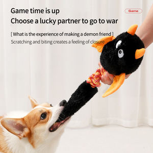 Vendita calda pesante corda di cotone Pet masticare cane giocattolo interattivo morso per cuccioli di dentizione aggressivi - Product Image 3