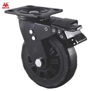 VIMA 4/5/6/8 Zoll PU und Core PP Drehroller mit Schlüsselung für Schwerlast-Rolle - Product Image 1