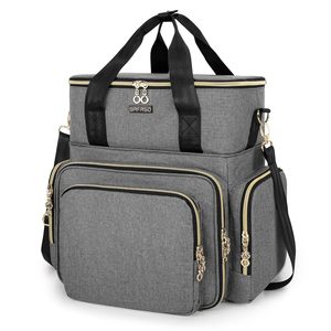 Estuche Portátil de Doble Capa para Esmaltes de Uñas con Asas, Estilo Vintage con Estampado de Leopardo, Capacidad para 30 Botellas (Muestra Gratuita) - Product Image 2