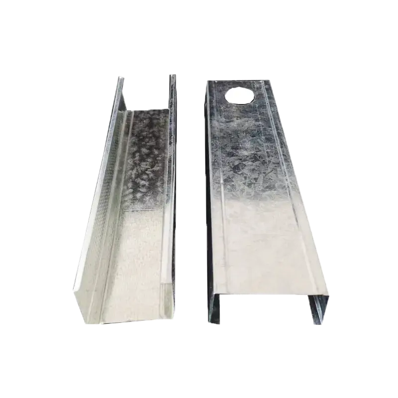 2x4 goujons métalliques profil de cloison sèche canal de fourrure canal de gypse support de plafond